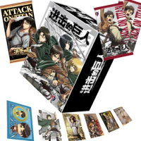 Anime Attack on Titan Cards Character Collection Card Rare Game Toys Japanese Anime Card For Children Festive Birthday Gifts