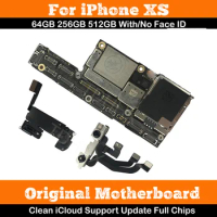 For iPhone XS Motherboard With / Without Face ID Full Working 64GB 256GB 512GB Mainboard LL/A American Version Plate Update