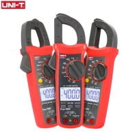 UNI-T UT210 Series Clamp Ammeters Temperature Voltage Tester LCD Digital Current Clamp UT204 Plus AC/DC NCV True Rms Multimeter