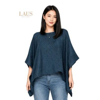 Lausboutique-Loose Basic Viscose Polos-Earth Tone-Atasan Viscose [Hanya Atasan] Krem