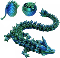 3D Printed Dragon Easter Egg - Perfect Basket Essentials Stuffers Prefilled Easter Egg Filled with T