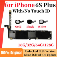 Motherboard Replacement For iPhone 6s Plus Unlocked Original With Touch ID 128gb Free iCloud Mainboard Chips 256gb Logic Board