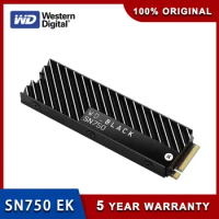 Western Digital WD Black SN750 EK cooling version 1TB 2TB M.2 2280 NVME 500G pcie3*4 built-in solid state drive for computer SSD