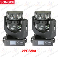 SONGXU 2pcs/lot Double-Flying Beam 16*10w RGBW 4 in1 DJ Moving LED Beam Moving Effect Light/SX-MH1610