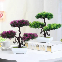 Fake Tree Plant Artificial Bonsai Tree No Need To Water Or Sun Bookshelf Decor For Home Living Room Bedroom Entryway