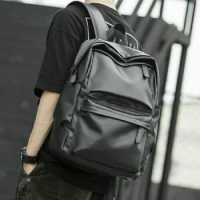 Men Women Laptop Backpack Large Leather Waterproof Travel Rucksack School Bag