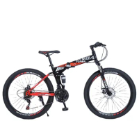 Hot Selling Folding Frame Wheel Mountain Bike 24/26-inch Variable Speed High Profile Mountain Bike