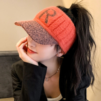 【Acorn 橡果】保暖針織空頂帽棒球帽防曬機能帽遮陽帽1736(橘紅)