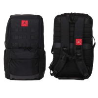 NIKE JORDAN 大型雙肩後背包-肩背包 筆電包 15吋筆電 JD2323010GS-001 黑紅