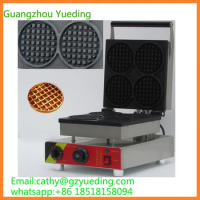 CE approved commercial 4pcs round shape waffle maker electric waffle baker machine waffle stick machine