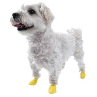 美國Pawz「防水止滑 安全無毒 寵物鞋」天然橡膠腳套(XXS)12入