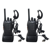 Walkie Talkie Baofeng, BF-88E, PMR 0.5W, 16CH, UHF 446.00625-446.19375MHz, 12.5KHz, dengan Pengecasa