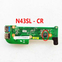 N43SL - CR BOARD Laptop Card reader USB board SD card board For Asus N43S N43J N43SL REV 2.0