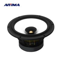 AIYIMA 1Pc 8 Inch Full Range Speaker 8 Ohm 60W Sound Amplifier Speaker Home Theater Aluminum Carbon Fiber Mica Basin Loudspeaker