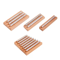 Children's Orff Instrument Aluminum Tube Xylophone Toy 1 2 3 7-Tone Wood Tabletop Chimes Phoneme Meditation Chime Musical Toys