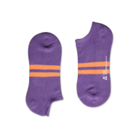 WARX除臭襪 百搭條紋船型襪-紫色