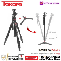 Takara ROVER 66 Paket 1 Compact Traveller Tripod Monopod Kit