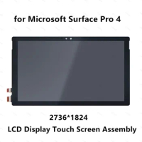 12.3'' for Microsoft Surface Pro 4 1724 LTN123YL01-001 LED LCD Display Panel Touch Screen Glass Digitizer Assembly Replacement