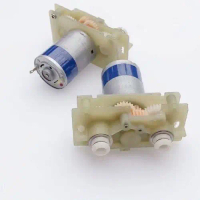 Mabuchi 385 Keluaran Dwi DC Gear Motor Gearbox, Sesuai untuk Kraf DIY