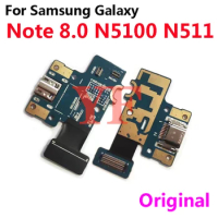 For Samsung Galaxy Note 8.0 N5100 GT-N5100 N511 USB Charger Jack Board With Microphone &amp; Sim Card USB Charging Flex Repair Parts