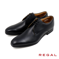 【REGAL】日本原廠輕量舒適綁帶德比鞋 黑色(24CL-BL)