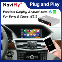 NaviFly Wireless Apple Carplay Module For Mercedes-Benz E Class W212 S212 NTG4.0 to NTG 5.2 Mirror Link AirPlay Android Auto Box