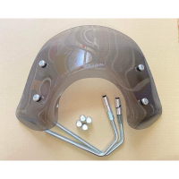 TGWH ชิลด์บังลม แร็คท้าย New Vespa Sprint 125/150 กับ Vespa S 120/150 อุปกรณ์ครบชุด