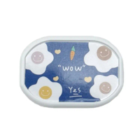 กล่องใส่คอนแทคเลนส์, สไตล์ INS, ดีไซน์ใหม่, เรียบง่าย, Unisex, เหมาะสำหรับสายตาสั้น, คู่สี, กล่องสหา
