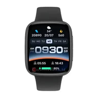 Jam Tangan Unisex IGEAR IGLU01 Lumi Smart Watch Dial Black Silicone Strap