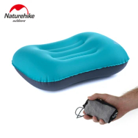 Naturehike Inflatable Air Pillow Camping Hiking Ultralight Pillows Outdoor Compressible Travel Neck Cushion Home Office Supplies