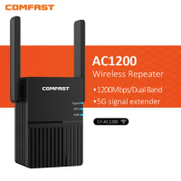 1200Mbps High Power Wireless Router Wifi Repeater AP 5Ghz Long Range Extender Booster Antenna Amplifier