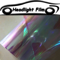 24 Rolls Car Styling Chameleon Car Headlight Tint Vinyl Wrap Taillight Auto Truck Motorcycle Lamp Film Wrapping 0.3*10M/Roll