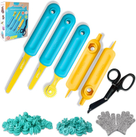 129 Piece Cardboard Tools for Kids with Tool Construction Toys for Learning Reusable Cardboard Cutti