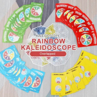 Transparent Overlap Card Board Games Toys Spatial Logical Training Card Puzzle Toys parent-child interaction Table Games Toys
