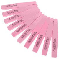 10 Pcs FingerBuffing Machine Buffer Colorful Double-sided Pink Printing Women