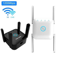 PIXLINK Wireless WiFi Repeater 5G WiFi Booster 2.4G 5Ghz Wi-Fi Extender 1200Mbps Access Point Signal Network Long Range Extendor