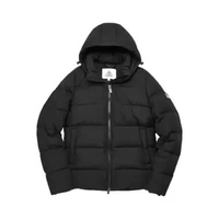 Pyrenex Spoutnic Mini Ripstop Down Jacket with Removable Hood Black M Black