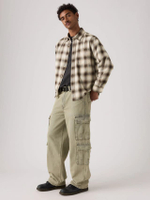 กางเกงผู้ชาย Men's 578 Baggy Cargos  Khaki green