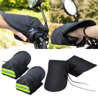 1 Pair Motorcycles Handlebar Gloves Waterproof Windproof Sun Protection Gloves For Most Motorbikes Scooters ATVs Snowmobile