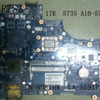 For Dell inspiron 17R 5735 Notebook motherboard CN-0M8THW 0M8THW M8THW LA-A691P with A10-5745M DDR3 100% Test