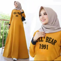 YEN DISTRO-GAMIS WANITA MOTIF PB BAHAN BABYTERRY