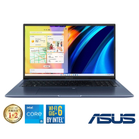ASUS K1703ZA 17.3吋筆電 (i5-12500H/16G/512G SSD/Iris Xe/Vivobook 17X/午夜藍/特仕版)