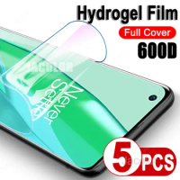 5PCS Hydrogel Safety Film For OnePlus 9 9R 8 8T Pro Screen Protector For OnePlus9 OnePlus8 8Pro 9Pro Gel Soft Film Not Glass