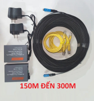 Bộ dây mạng LAN 150m 160m 170m 180m 190n 200m 210m 230m 250m 280m 300m dây quang 1fo bấm sẵn 2 đầu+c