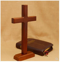 台灣現貨 十字架擺件 基督裝飾 掛件 雅歌禮品 簡潔十字架 擺件 家庭祭壇 書桌 臥室 純實木 禮盒包裝