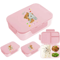 New Leak-proof Bento Box Waterproof Breakfast Storage Meal Accessories Various colors available bear