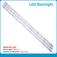 LED backlight strip 8 lamp for TCL 43"TV D43A810 L43F1B L43P1A-F 43HR330M08A2 V5 Shine0n 2D02636 DS-4C-LB4308-HR02J