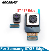 Aocarmo For Samsung Galaxy S7 G930F / S7 Edge G935F Front Face Rear Back Main Camera Module Replacement