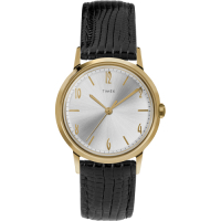 TIMEX 天美時 Marlin系列 紳士的象徵機械錶- 黑x金/34mm