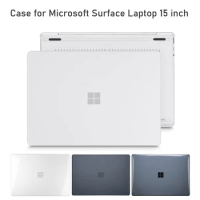 Laptop Case for Microsoft Surface Laptop 15 inch Funda for Surface Laptop 2 3 4 5 13.5 Go 12.4 PC Matte Crystal Protective Cover